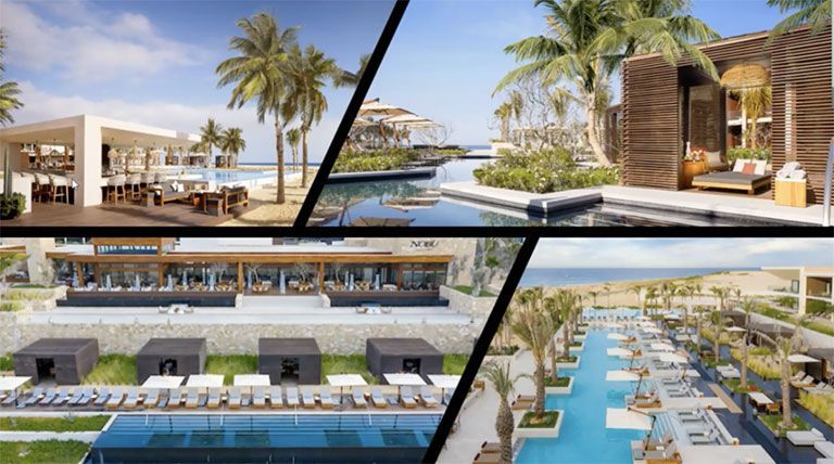 Nobu Los Cabos pools