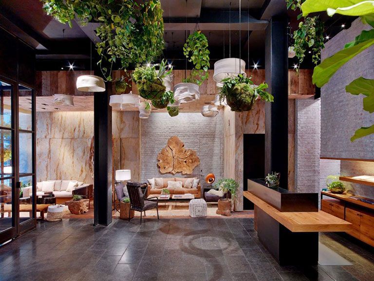 1 Hotel lobby