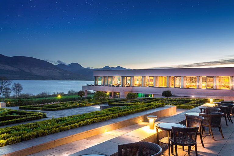 Evening view from The Europe Hotel & Resort